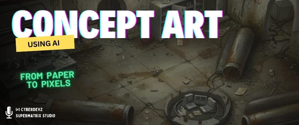 How did I Create Concept Arts using AI